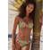 Lascana Bikinitop Met Beugels Malia Met Tropische Print - Groen