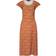PixieGirl Petite Ditsy Floral Dress - Burnt Orange