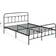 Homcom King with LED Lights and Charging Station Black Frame Bed