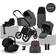 Silver Cross Cove Glide 360 Ultimate Bundle Pewter (Travel system)