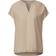 Street One Kurzarmbluse - Coastal Beige