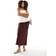 New Look Women's Blend Bias Midi Skirt - Brown