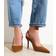 New Look Women's Tan Faux Suede Heeled Slingback Pumps - Camel
