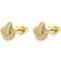 Kate Spade Double Knot Pave Stud Earrings - Clear/Gold