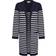 Saint Tropez Striped Open Cardigan Baritone Ice - Blue