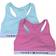 Tommy Hilfiger Logo Bra 2-Ppack - Rose Tea/Aqua Glow