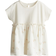H&M Short Sleeved Cotton Dress - Cream/Floral (1237392001)