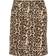 Kaffe Leonora Leopard Print Denim Mini Skirt - Leopard Print