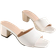 Shein 2024 Summer Fashion Women High Heel Sandals, Simple Thick Heel Slippers Shoes