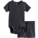 H&M Ribbed Cotton Set 2-piece - Dark Grey (1147423013)