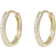Snö of Sweden Siri Thin Hoop Earring - Gold