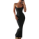 Shein INAWLY Solva 1pc Women's Solid Color Sleeveless Dress, Fashionable For Summer