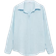 Mango Samara Straight Linen Shirt - Sky Blue
