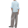 Mango Samara Straight Linen Shirt - Sky Blue