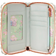Loungefly Disney Stitch & Angel Cherry Blossom All Over Print Zip Around Wallet - Beige