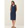 Cecil Damen Kleid Unifarbe - Blau