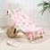 OHS Avocados at Beach Print Bath Towel Pink (152x71cm)
