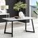 Furniturebox Carson Cappuccino Dining Set 90x160cm 7pcs