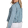 Yours Curve Denim Jacket - Light Blue