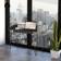 Core Products Dallas Carbon Grey/White Writing Desk 55.2x120.1cm