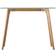 Cedar & Sage Brea Transparent/Natural Writing Desk 50x100cm