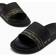 Emporio Armani Logo Band Sliders - Black/Gold