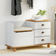 vidaXL Askim White Storage Bench 100x62cm
