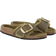 Birkenstock Madrid Big Buckle Shearling Natural Leather Oiled - Olive