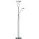 Endon Monaco Mother and Child Satin Chrome/Opal Floor Lamp 182cm