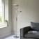 Endon Monaco Mother and Child Satin Chrome/Opal Floor Lamp 182cm
