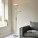 Endon Monaco Mother and Child Satin Chrome/Opal Floor Lamp 182cm