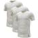 adidas Active Flex V Neck T-shirt 3-pack - White