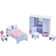 Tidlo Wooden Dolls House Bedroom Furniture Set