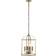 Endon Lighting Lambeth Antique Brass/Clear Pendant Lamp ∅ 30cm