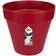 Elho Loft Urban Round Flower Pot - Cranberry Red ∅24.5cm