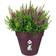 Elho Loft Urban Round Flower Pot - Mulberry Purple ∅24.5cm