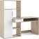 Tvilum 71980173ak49 White And Oak Skrivebord 60.4x162.8cm