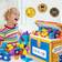Blockaroo Magnetic Foam Building Blocks 100pcs
