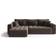 Fun-Möbel Camila Dark Brown Sofa 280cm 4pcs 4 Seater