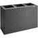 Casaria Deuba Flower Box - Black 30.5x83x60cm