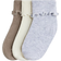 H&M 3er-Pack Socken Mit Umschlag Und Overlockkante - Taupe/Grau