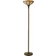 MiniSun Home Light Antique Handcrafted Brass/Red Floor Lamp 169cm
