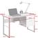 Alphason Cabrini White Writing Desk 60x120cm