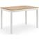 Julian Bowen Coxmoor Ivory/Oak Dining Table 75x118cm