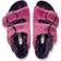 Birkenstock Arizona Big Buckle Pap Fur Narrow Fit - Purple Orchid Dark Berry
