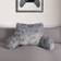 OHS Gaming Print Cuddle Cushion - Complete Decoration Pillows Grey (45x40cm)