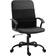 Vinsetto PVC Leather & Mesh Panel Black Office Chair 107cm