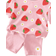 Shein 2pcs/Set Young Girl Casual Simple Strawberry & Daisy Floral Print Short Sleeve Round Neck T-Shirt And Shorts Set, Suitable For Summer Holiday