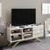 Decorotika North White & Gold TV Bench 130x58.6cm
