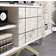 Decorotika North White & Gold TV Bench 130x58.6cm